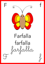 Alfabeto: F come Farfalla